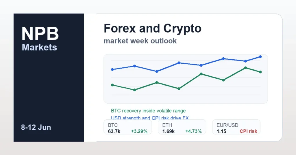 NPB Markets forex and crypto week 8-12 June