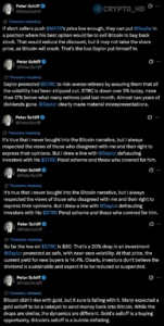 Почему MSTR и BTC могут обвалиться вместе и как это повлияет на пенсионеров