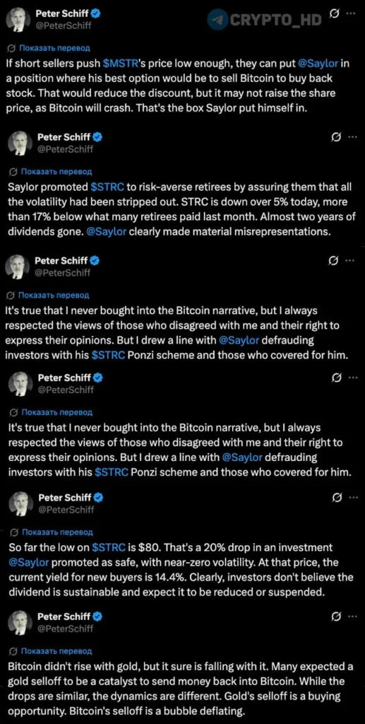 Почему MSTR и BTC могут обвалиться вместе и как это повлияет на пенсионеров